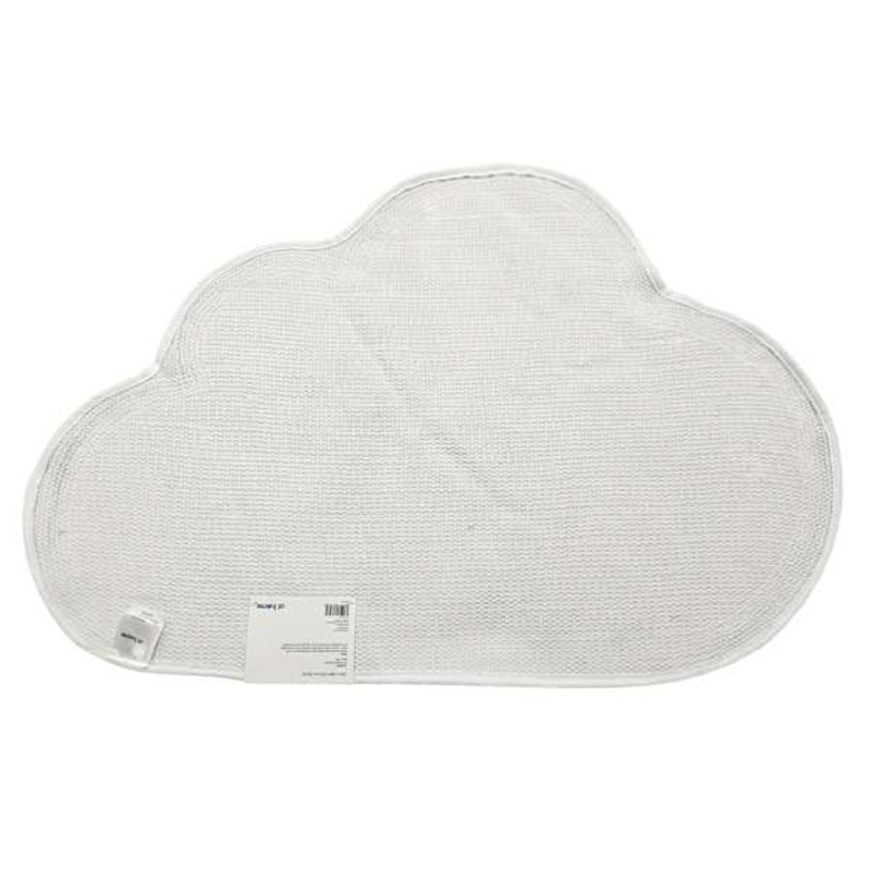 White Cloud Shaped Bath Rug, 20×30