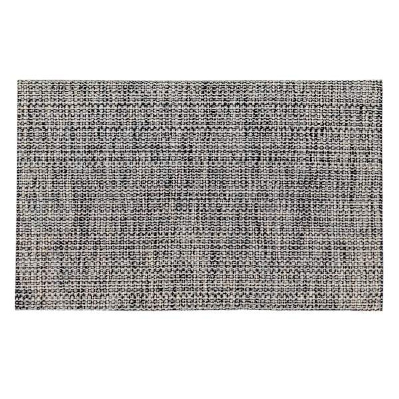 Brookwood Black Cotton Kitchen Mat, 18×30