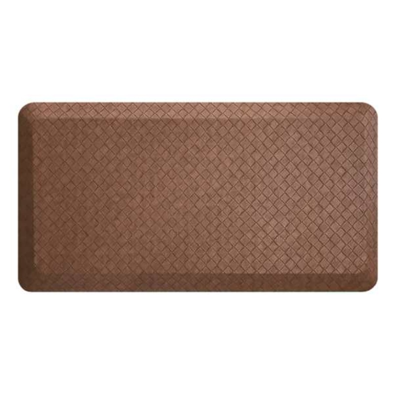 Brown Woven Look Comfort Kitchen Mat, 20×32