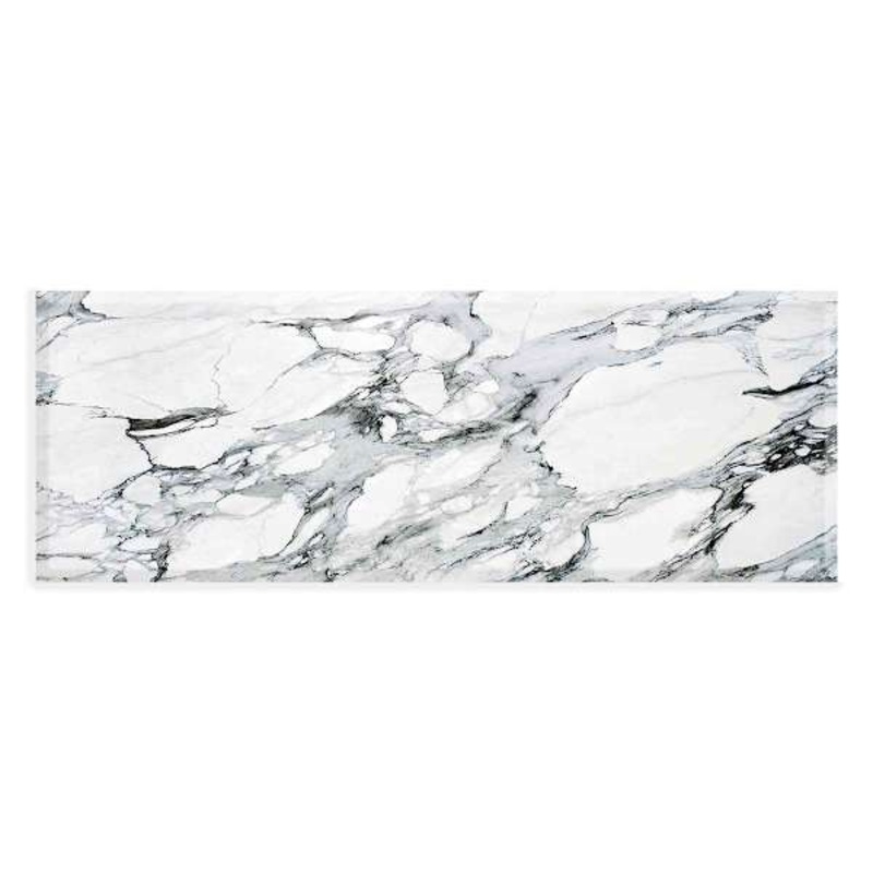 Cook N’ Comfort Grey Marbled Kitchen Runner, 20×55