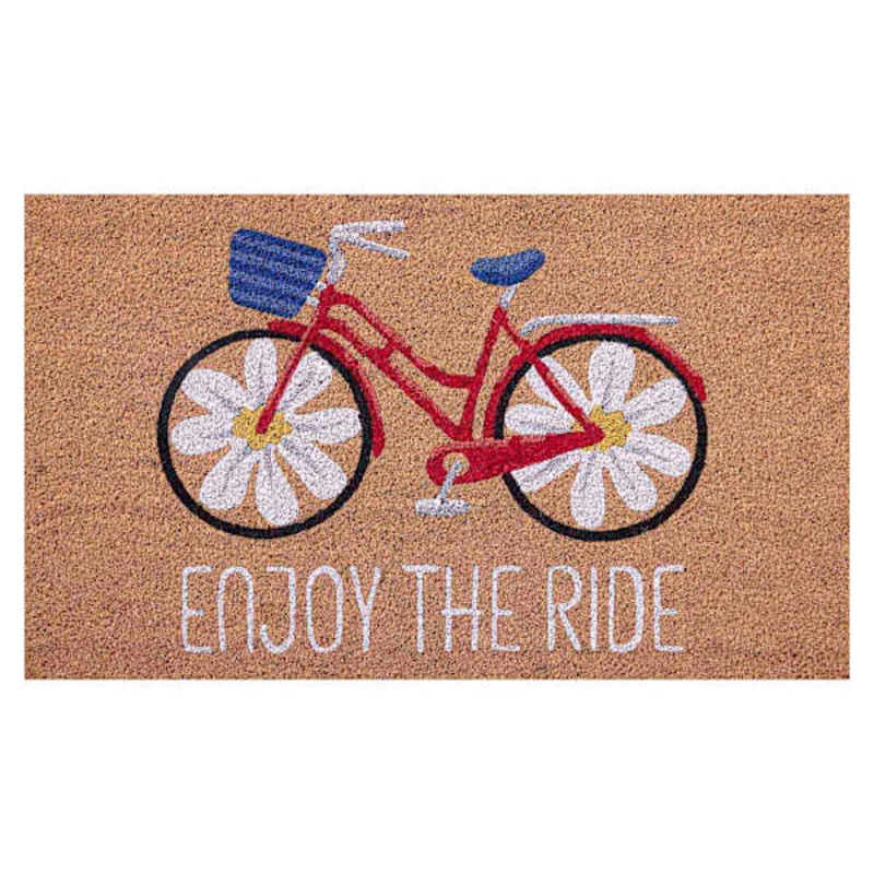 Enjoy the Ride Bike Coir Mat, 18×30