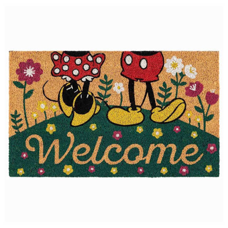 Mickey Welcome Coir Mat, 18×30