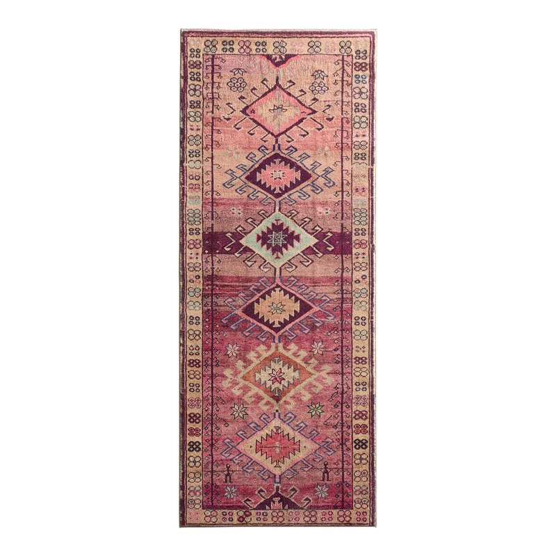 Padma Warm Multicolor Traditional Style Washable Area Rug