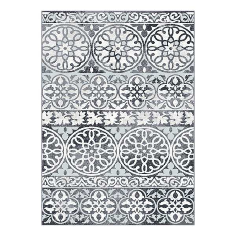 (A332) Fredrika Smoke Woven Runner, 2×6