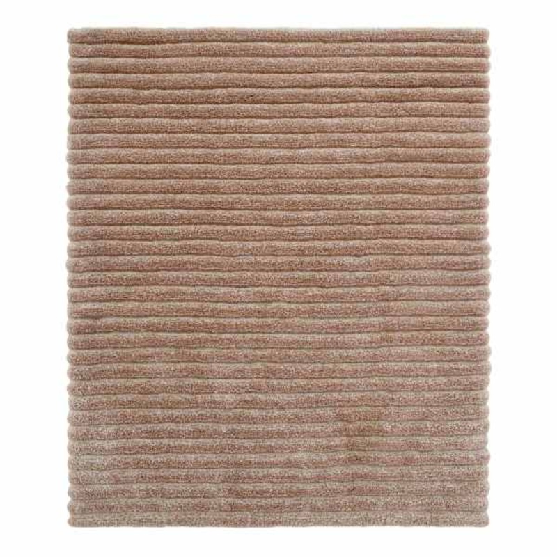 (A536) Nappa Neutral High-Low Area Rug, 8×10