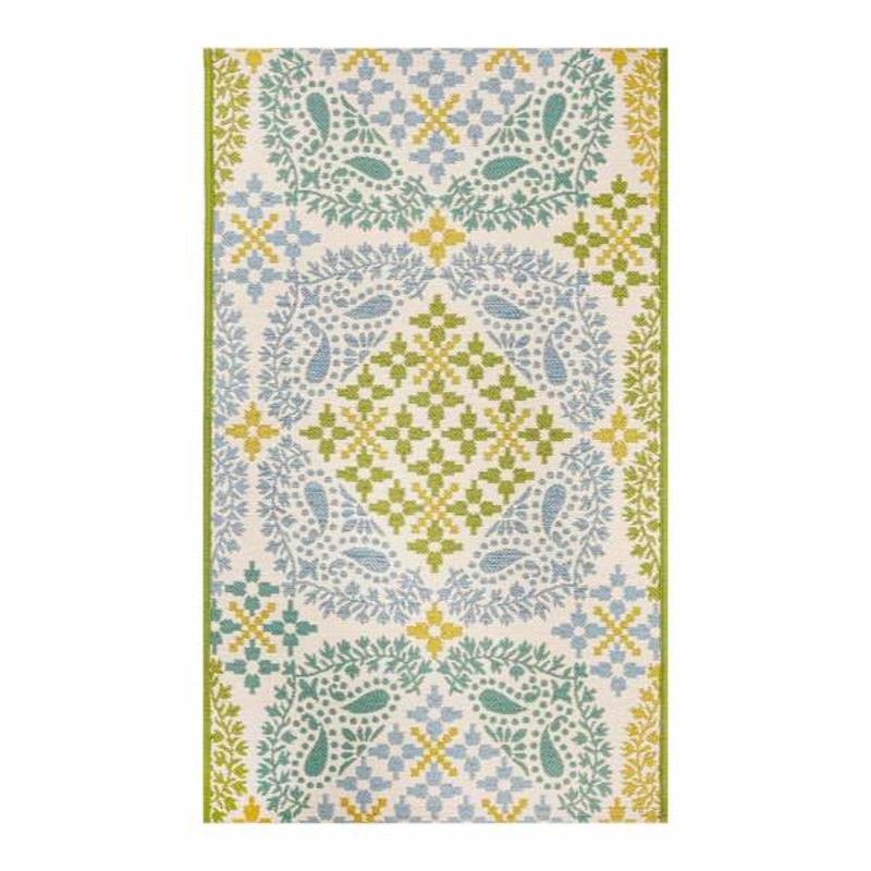 Multicolor Medallion Tapestry Outdoor Accent Rug, 27×45