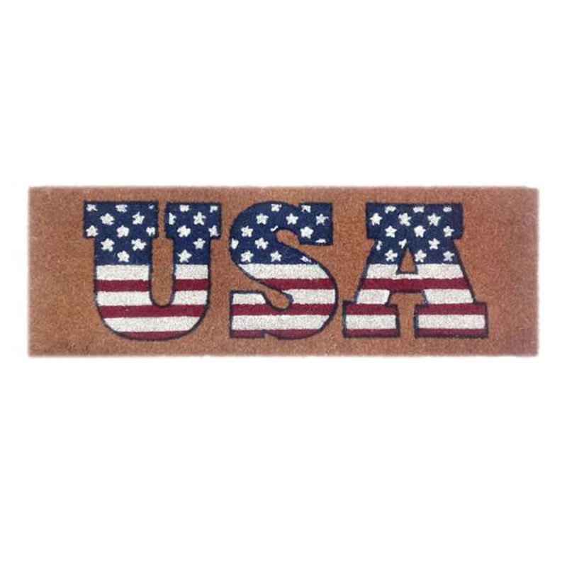 Patriotic Americana USA Coir Mat, 10×30