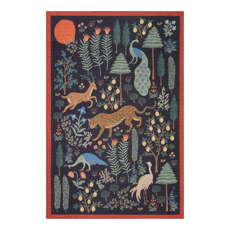 Rifle Paper Co. Les Fauves Wild Animals Area Rug