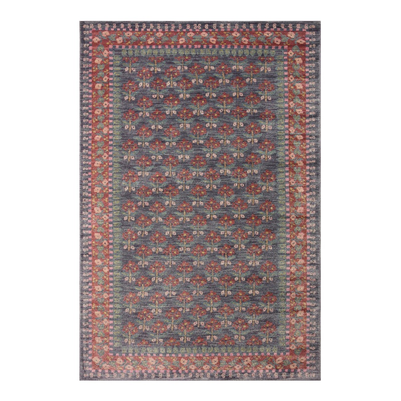 Rifle Paper Co. x Loloi Navy Blue Fiore Floral Area Rug