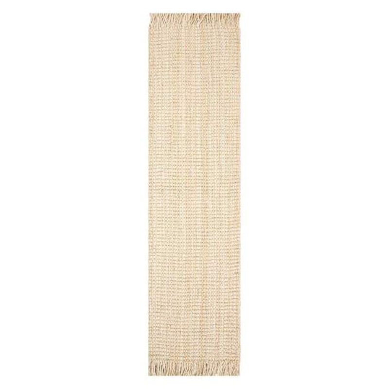 (B795) Fairfax Natural Jute Runner, 2×7