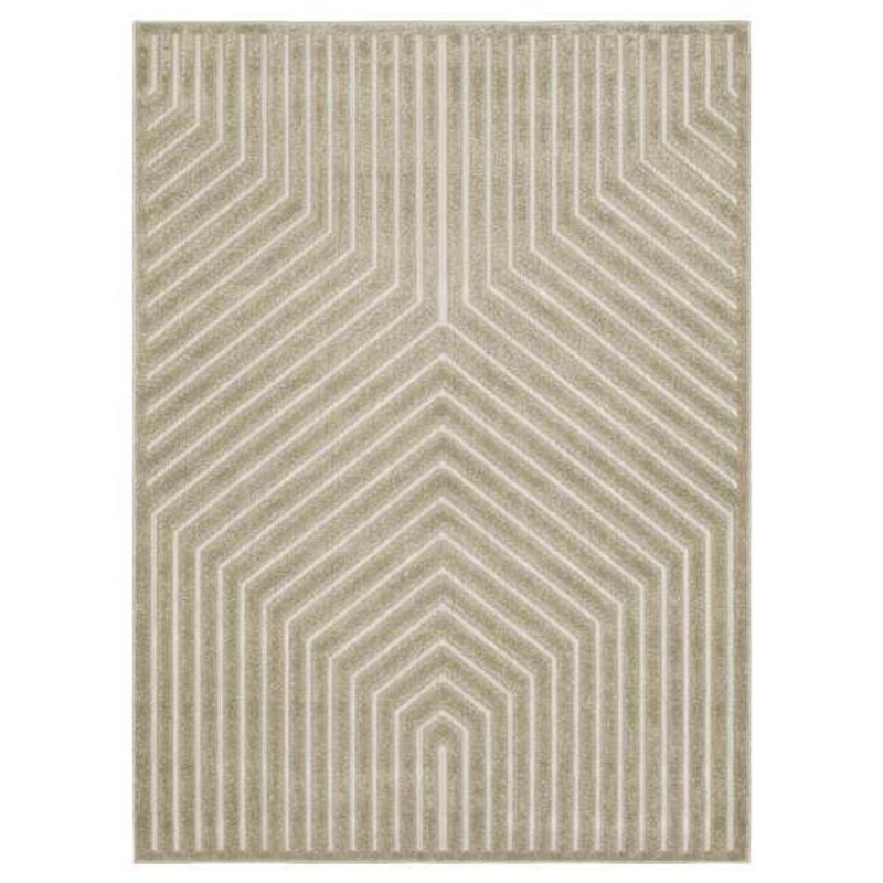 (B903) Crosby St. Contempo Neutral Area Rug, 5×7