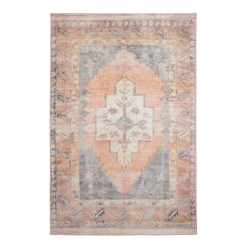 Chelsea Blush And Blue Persian Style Area Rug