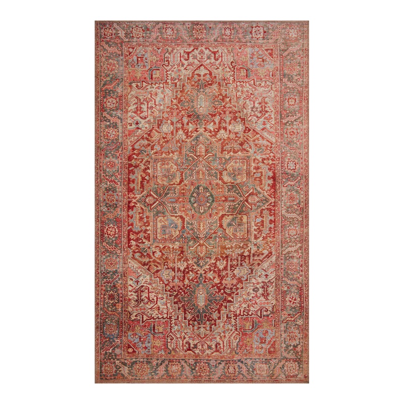 Izmir Coral Persian Style Area Rug