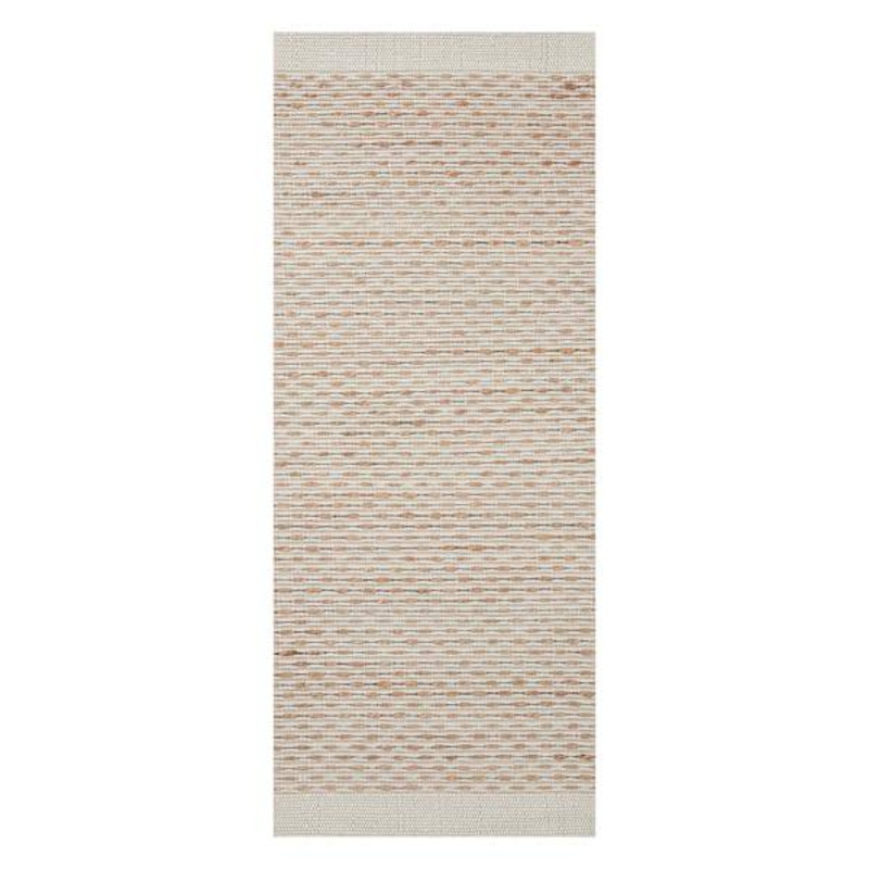 Kennith Jute Ivory & Gold Runner, 2×6