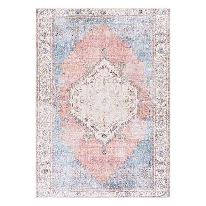 (B783) Found & Fable Amelie Multi Medallion Washable Area Rug, 5×7
