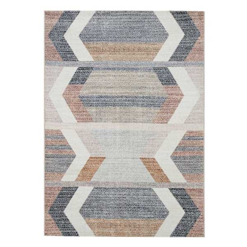 (B827) Arrow Multicolor Washable Area Rug, 5×7