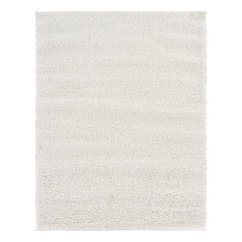 (C178) Parma Ivory Shag Area Rug, 8×10