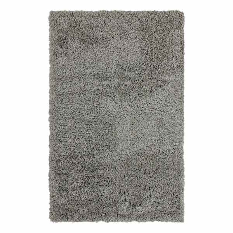 (C193) Kodiak Grey Shag Accent Rug, 3×5