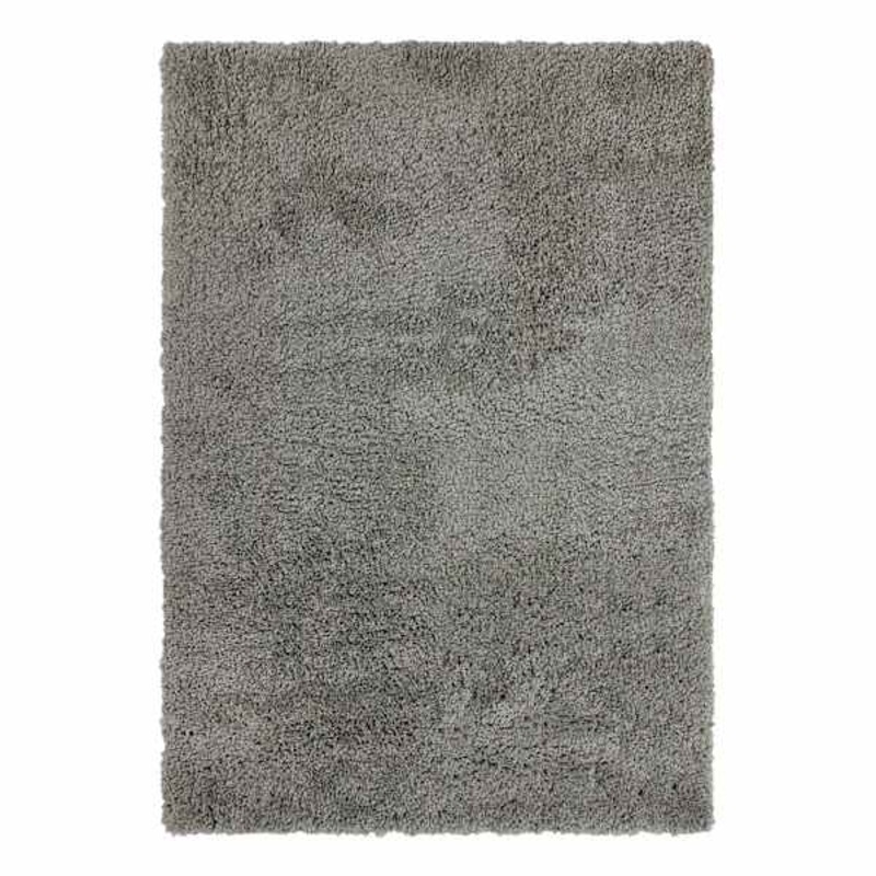 (C193) Kodiak Grey Shag Area Rug, 5×7