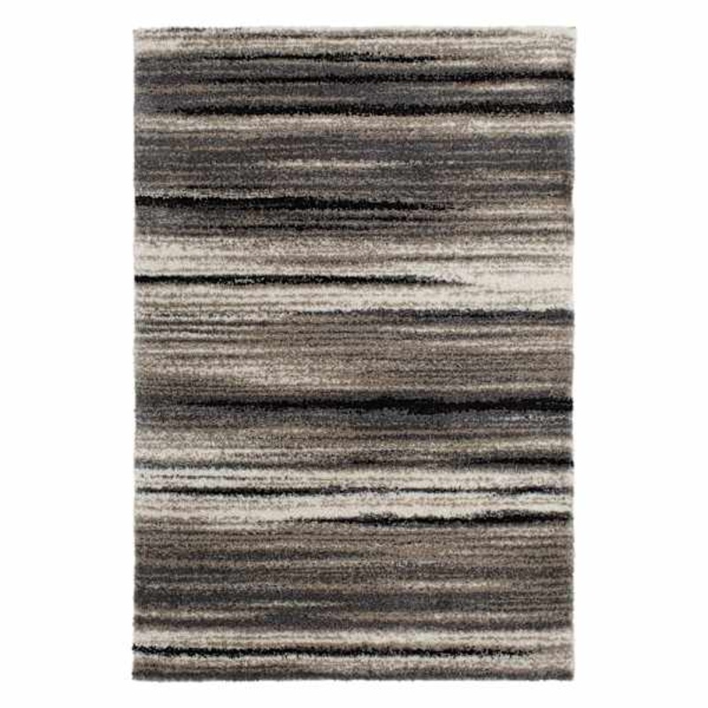(C204) Tulsa Iron Multicolor Shag Area Rug, 5×7