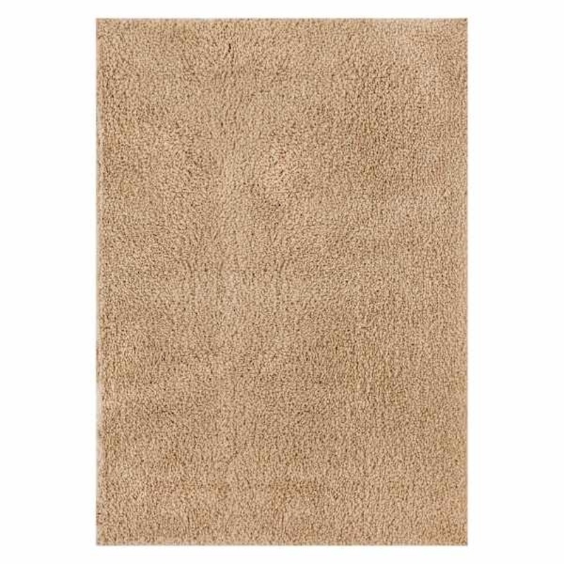 (C205) Kodiak Neutral Shag Area Rug, 5×7