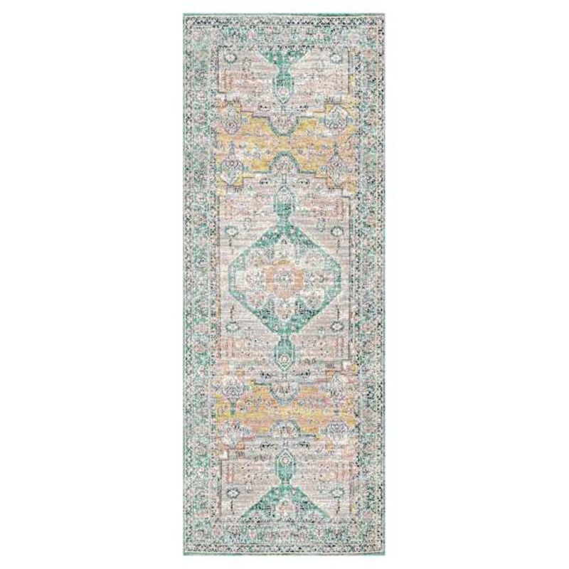 Cameron Multicolor Pastel Runner Rug, 22×59