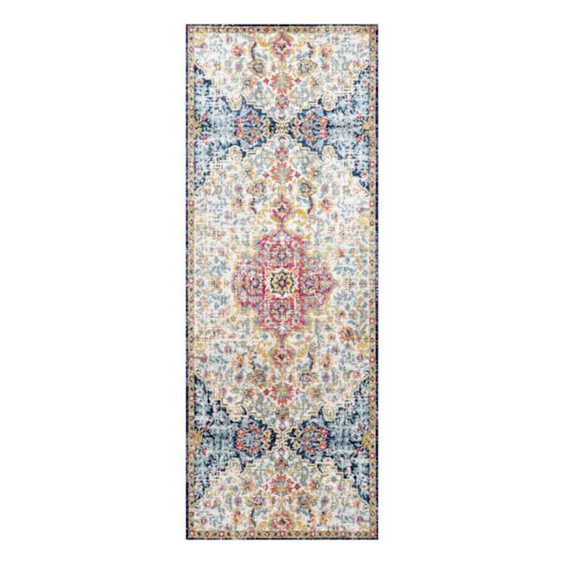 Cameron Red & Blue Runner Rug, 22×59