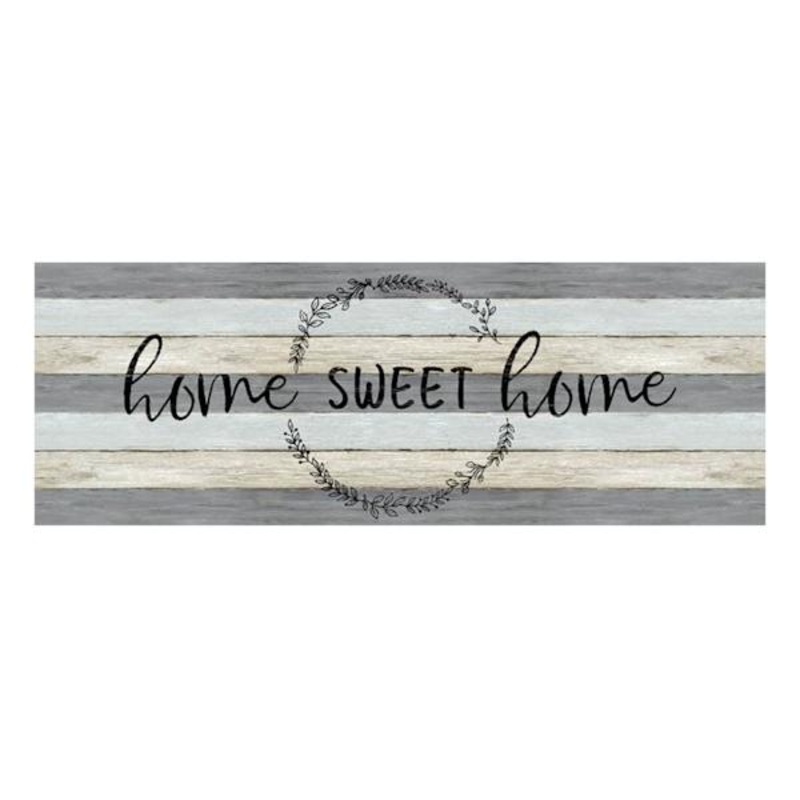 Home Sweet Home Synthetic Kitchen Mat, 20×55