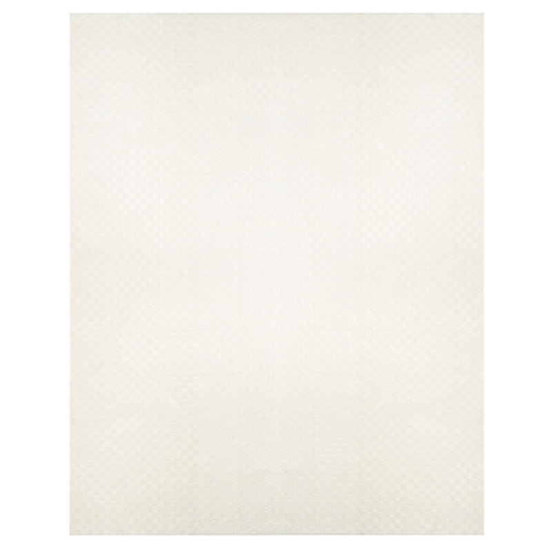 (B866) Ada Almond & White Checkered Washable Area Rug, 8×10