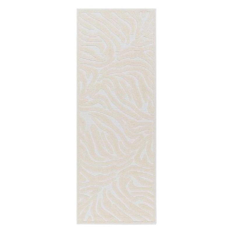 (B879) Alder Taupe High-Low Washable Runner, 2×7