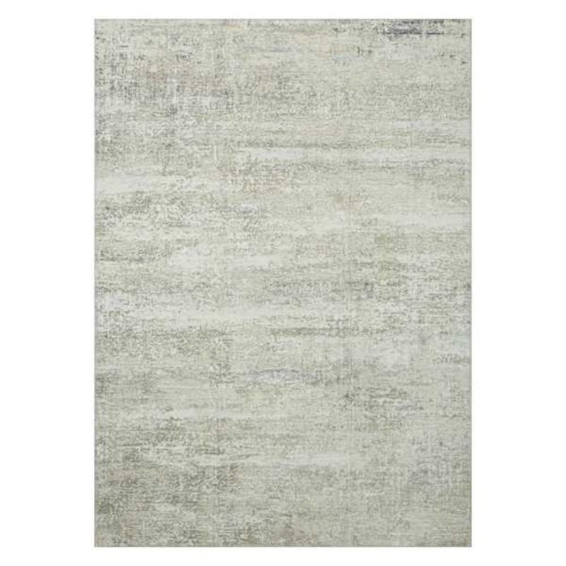 (D575) Freya Grey Modern Washable Area Rug, 5×7