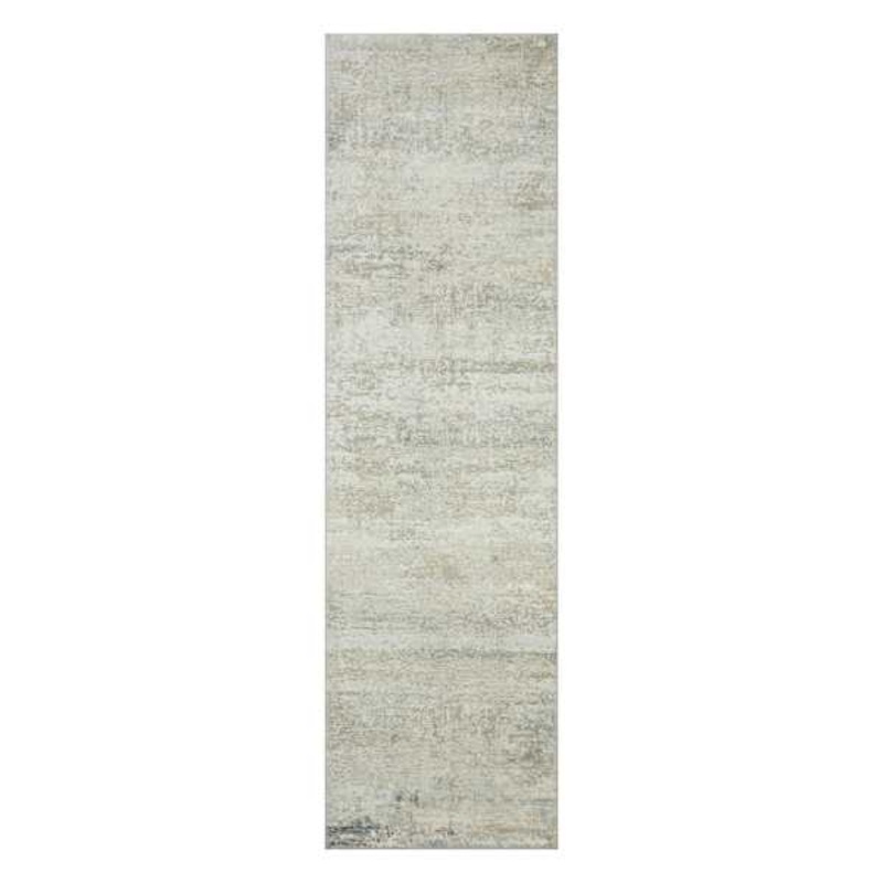 (D575) Freya Grey Modern Washable Runner, 2×7