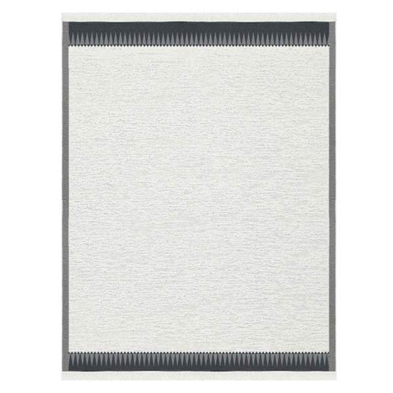 (D587) Arya Black & White Washable Area Rug, 8×10