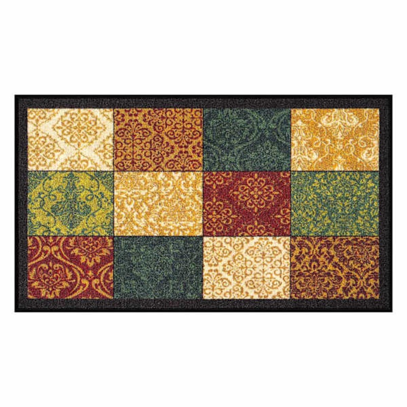 Empress Multi Patchwork Washable Tufted Accent Rug, 27×45