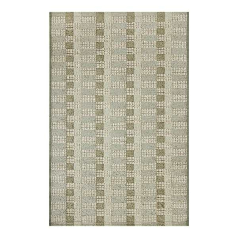 Green Gradient Tapestry Washable Accent Rug with Gel Latex Back, 30×46