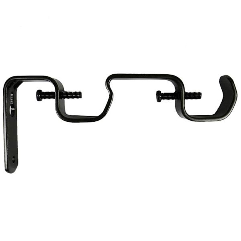 2-Pack Bronze Double Rod Converter Brackets