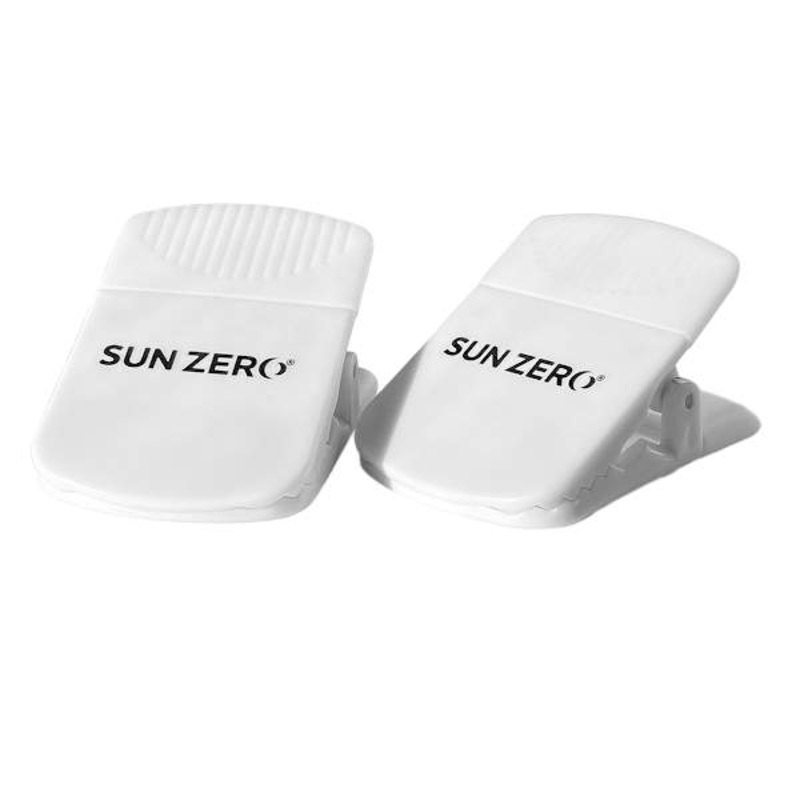 2-Pack Sun Zero Lights Out Blackout Curtain Clips