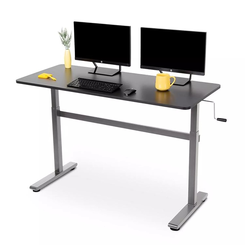 55 Standing Desk with Hand Crank, Assorted Colors