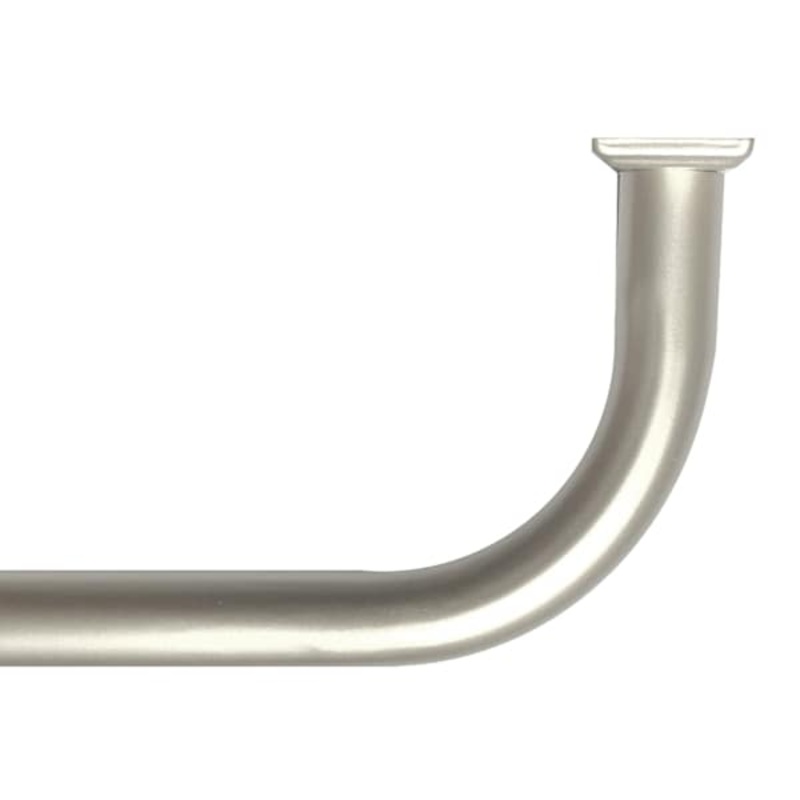 7/8″ Pewter Room Darkening French Curtain Rod, 34-112″