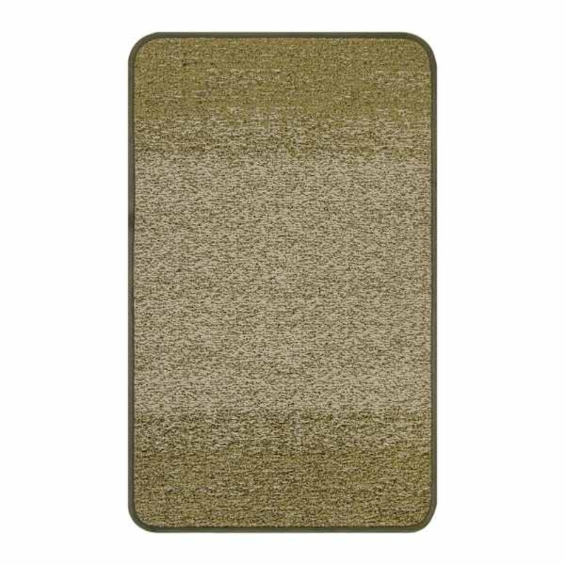 Ombre Green Puffback Washable Kitchen Mat 21X34
