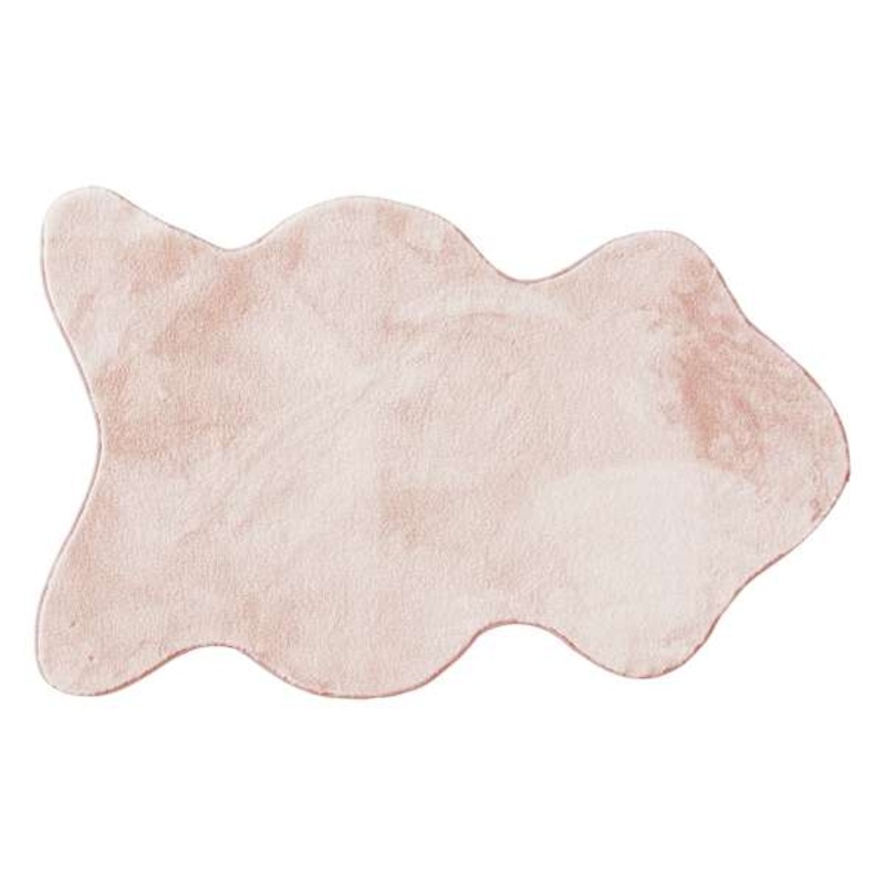 Washable Bliss Blush Faux Rabbit Shaped 30X47