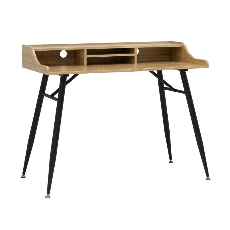 Woodford 45 Modern Writing/Laptop Desk with Storage, Assorted Colors