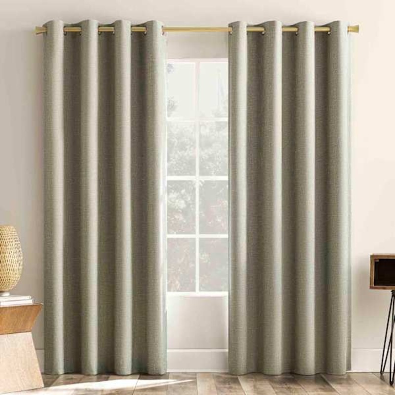 Pacey Moss Green Blackout Curtain Panel, 84″