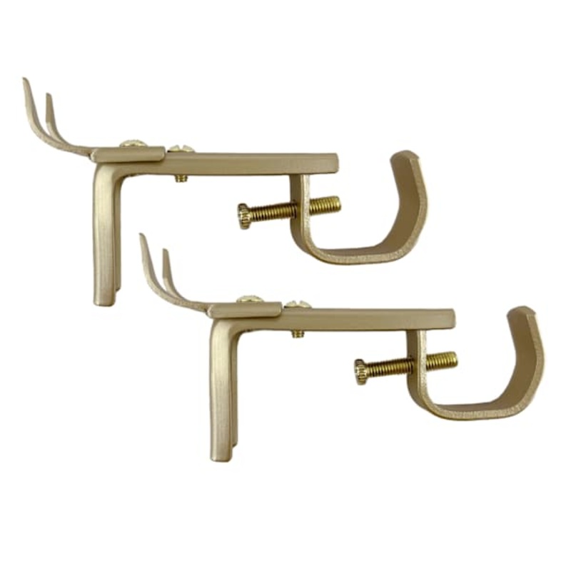 Snugset Set of 2 Brass Adjustable Brackets