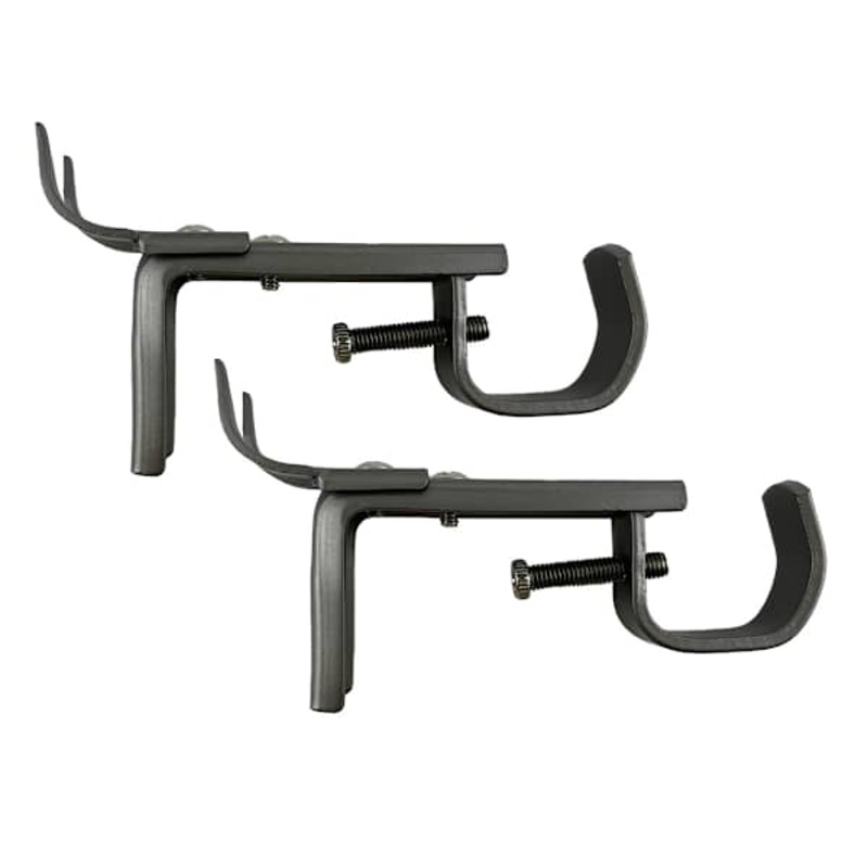 Snugset Set of 2 Pewter Adjustable Window Brackets
