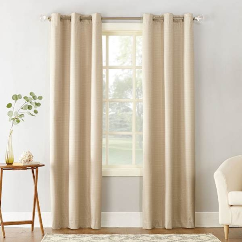 Tremont Linen Room Darkening Curtain Panel, 63″