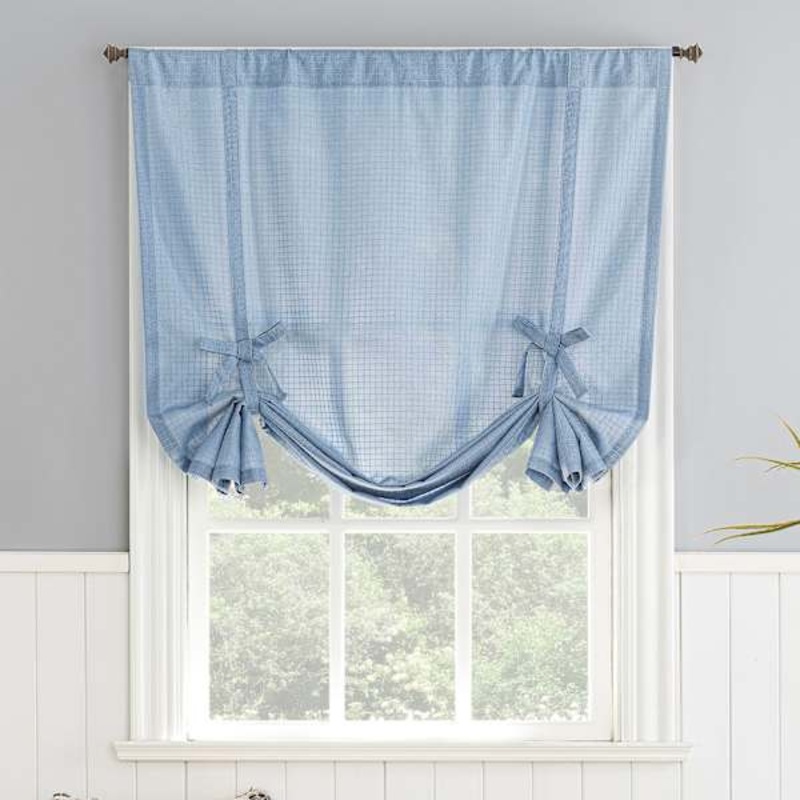 Wilton Chambray Small Curtain Panel, 63″