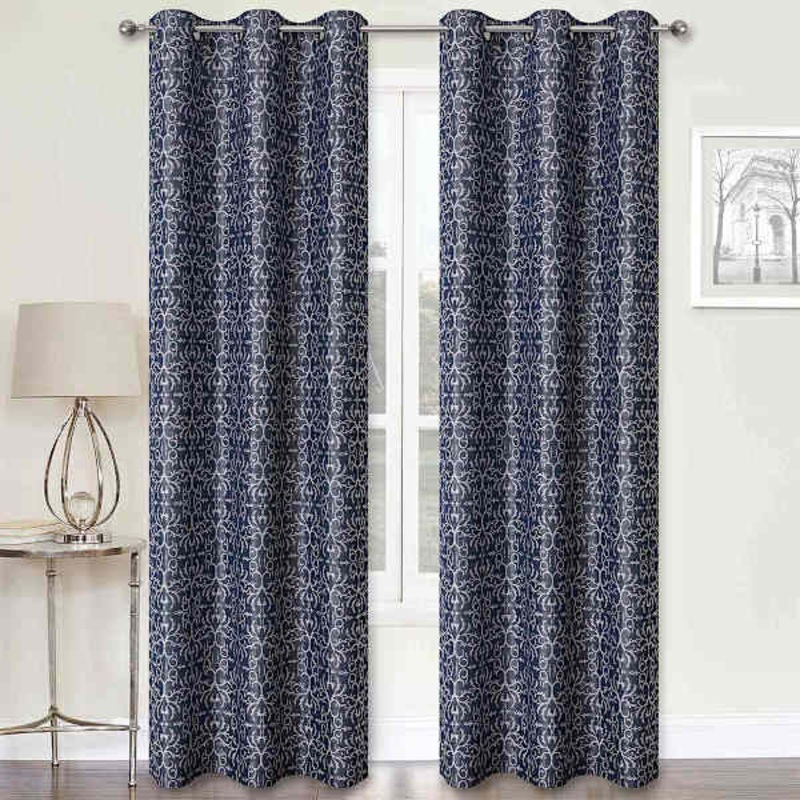 2-Pack Koa Blue Light Filtering Grommet Curtain Panel Set, 84″
