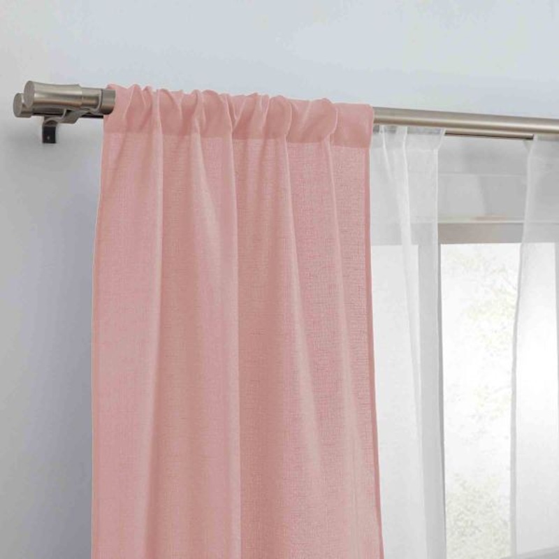 4-Pack Ryder & Kelso Blush Light Filtering Curtain Panels, 84″
