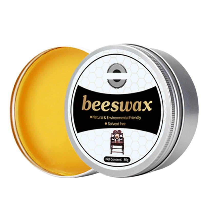 5 Pcs Beeswax Furniture Wax | Wood Polish Natural Beeswax Furniture Polish – Beeswax Polish for Wood & Furniture Beewax for Wood Cleaner and Furniture Beautify & Protect 5 Pcs 80g